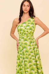 WALK IN THE GARDEN WOVEN MDI DRESS - Flying Tomato - Flyclothing LLC