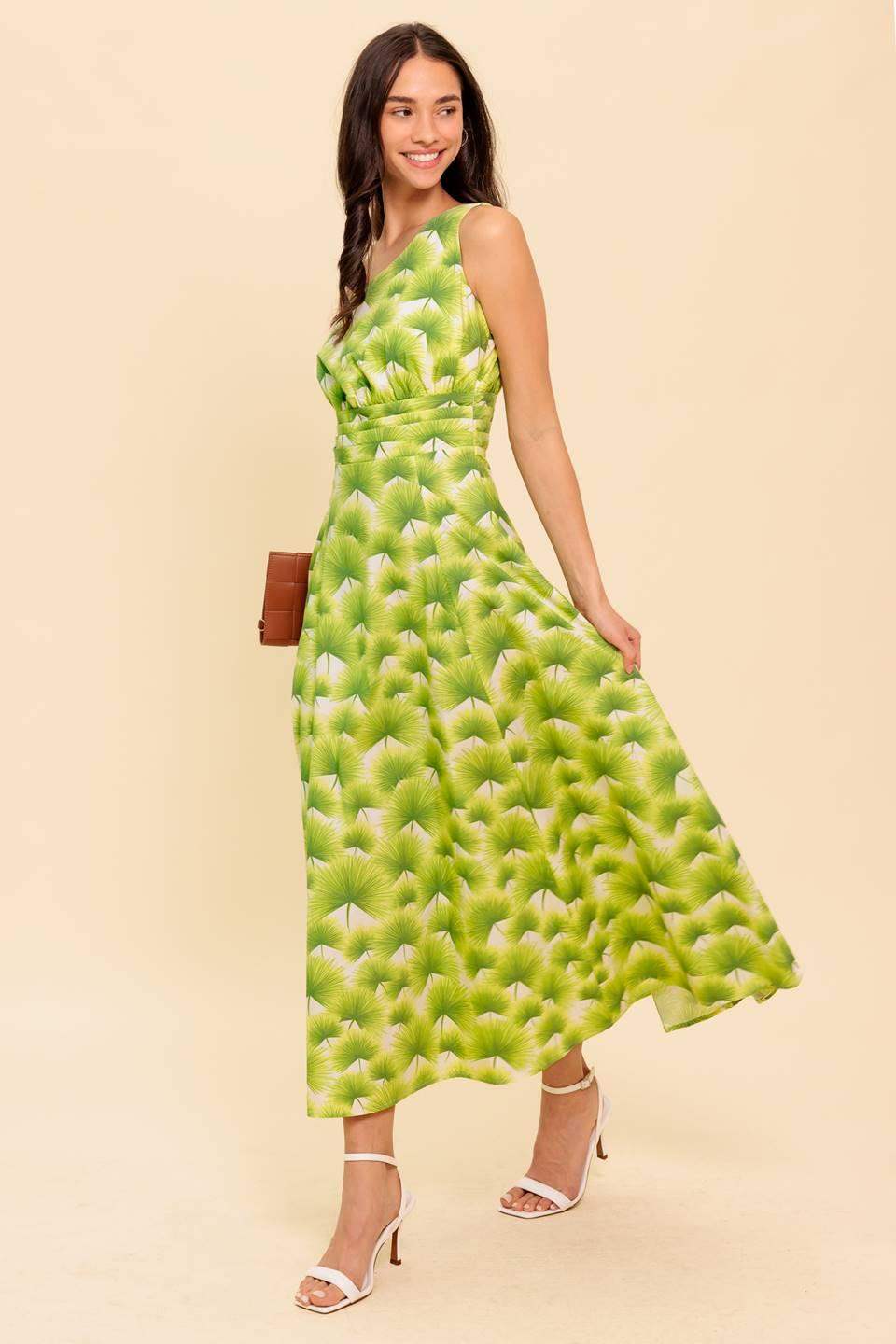 WALK IN THE GARDEN WOVEN MDI DRESS - Flying Tomato - Flyclothing LLC
