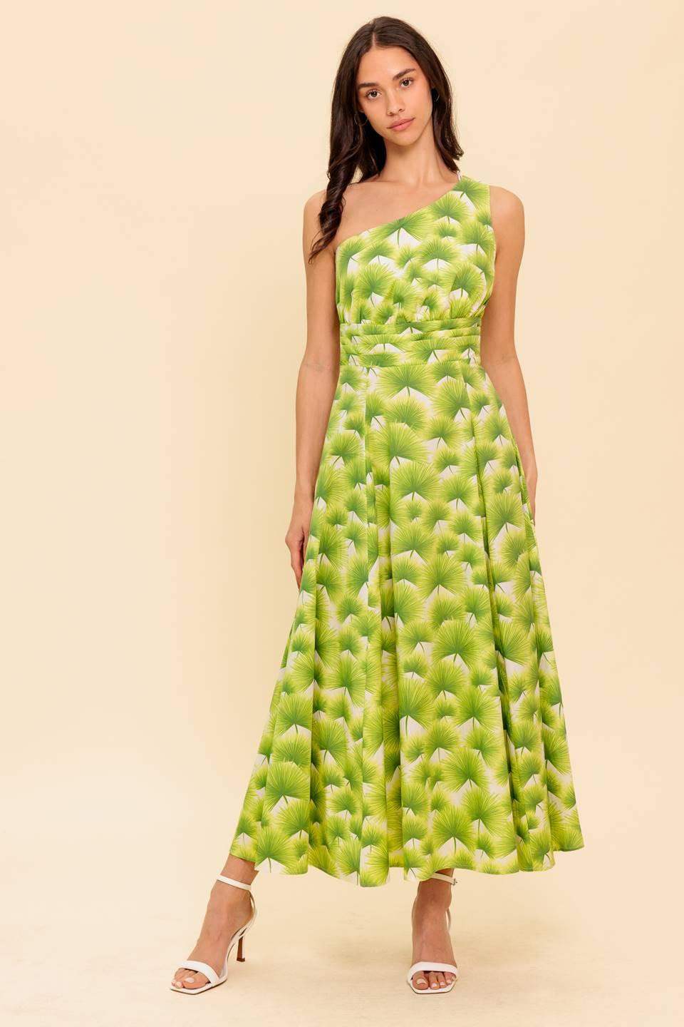 WALK IN THE GARDEN WOVEN MDI DRESS - Flying Tomato - Flyclothing LLC