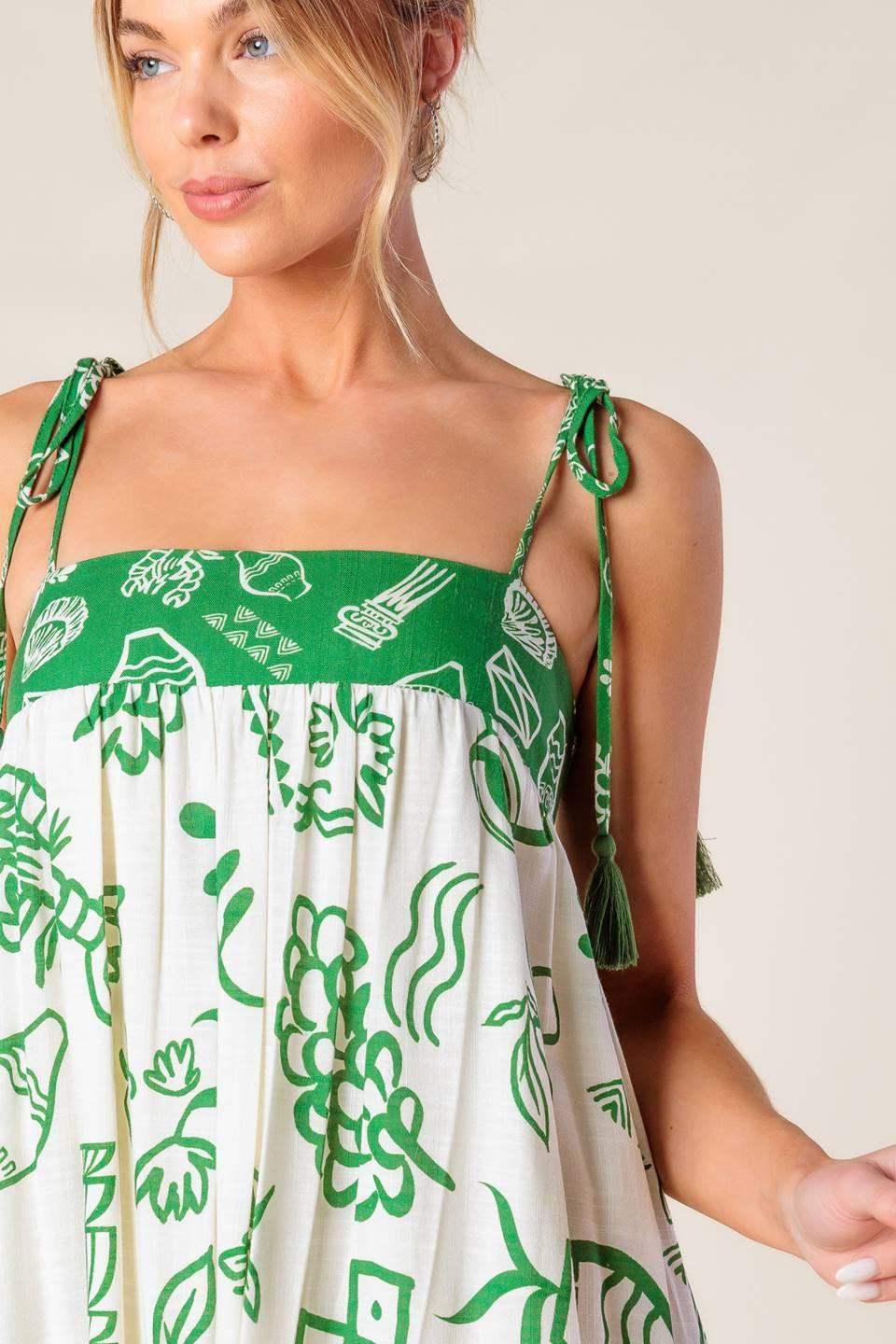 EVERYDAY BLISS WOVEN MAXI DRESS - Flying Tomato - Flyclothing LLC