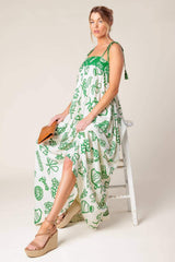 EVERYDAY BLISS WOVEN MAXI DRESS - Flying Tomato - Flyclothing LLC