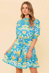LOVE IN YOUR EYES WOVEN MNI DRESS - Flying Tomato - Flyclothing LLC