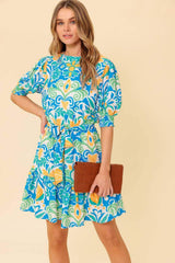 LOVE IN YOUR EYES WOVEN MNI DRESS - Flying Tomato - Flyclothing LLC