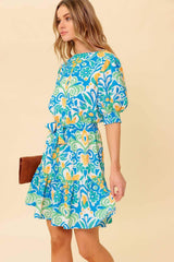 LOVE IN YOUR EYES WOVEN MNI DRESS - Flying Tomato - Flyclothing LLC