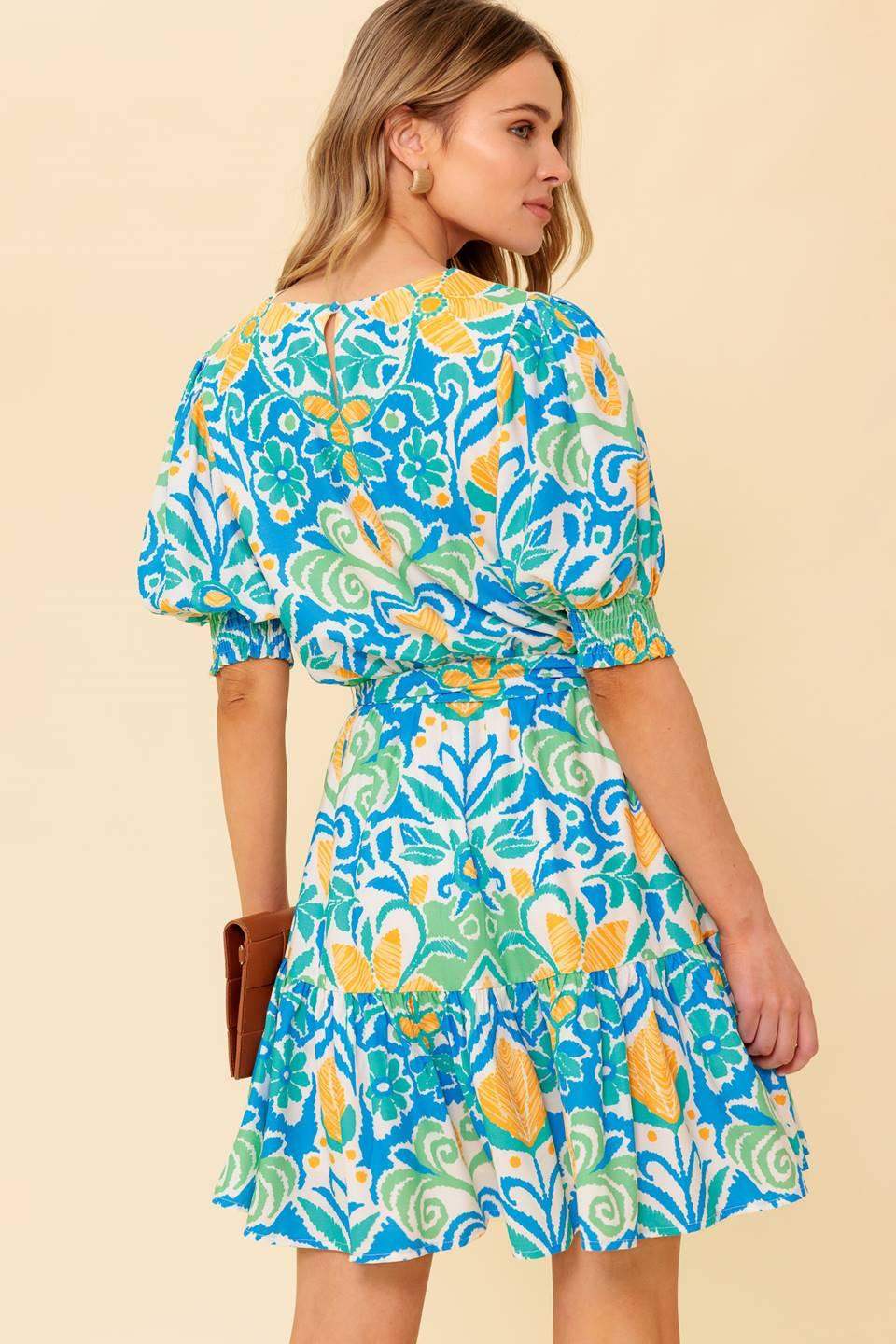 LOVE IN YOUR EYES WOVEN MNI DRESS - Flying Tomato - Flyclothing LLC