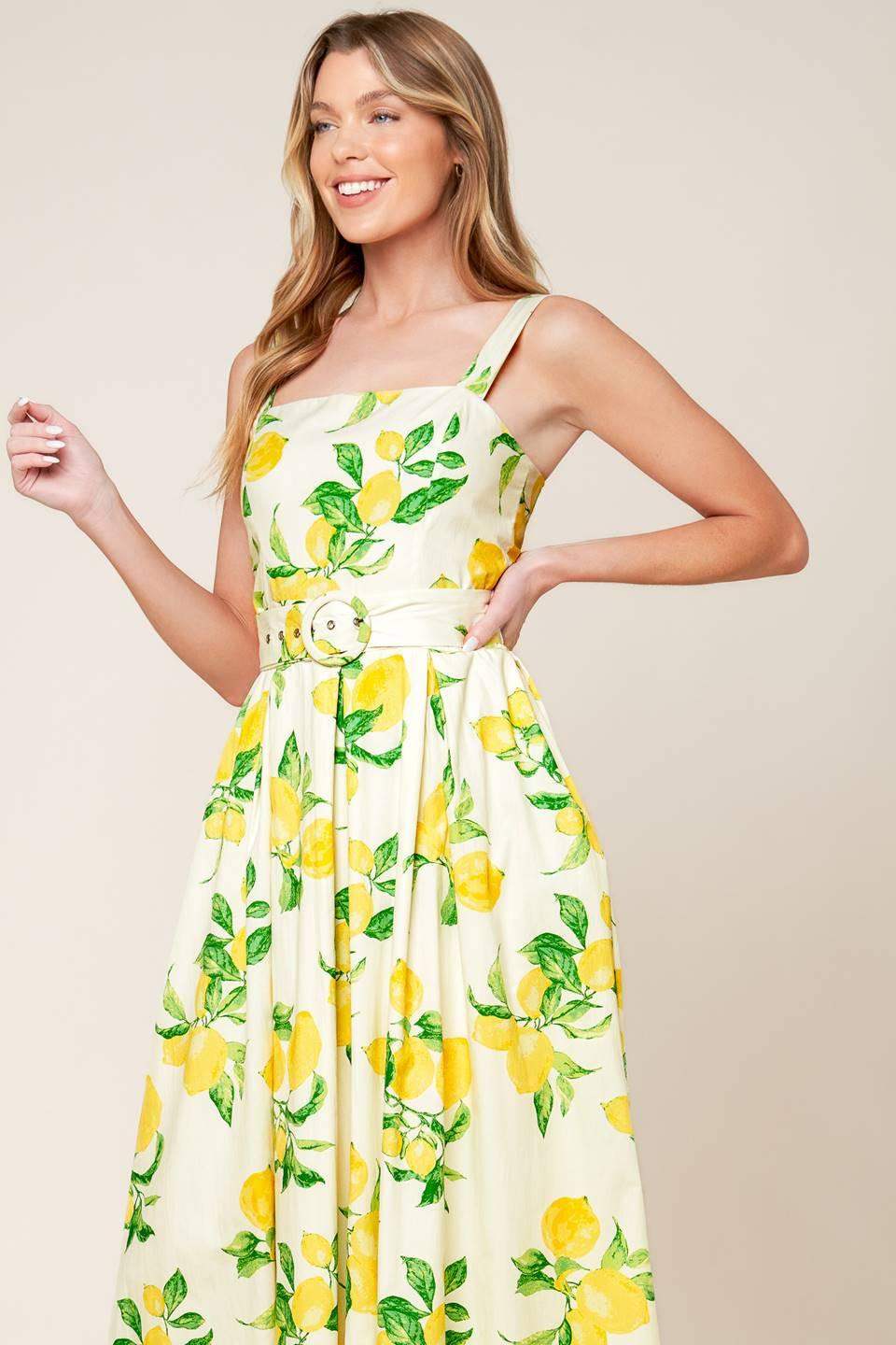 BEAMING PERFECTION IVORY WOVEN MIDI DRESS - Flying Tomato - Flyclothing LLC
