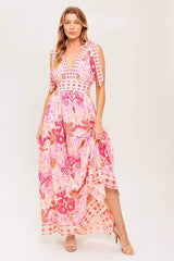LEACE IT TO FATE WOVEN MAXI DRESS - Flying Tomato - Flyclothing LLC