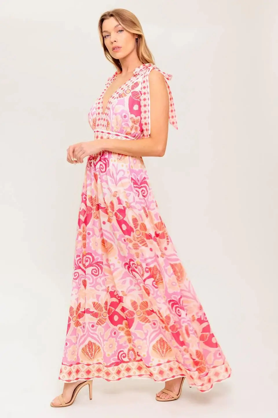LEACE IT TO FATE WOVEN MAXI DRESS - Flying Tomato - Flyclothing LLC