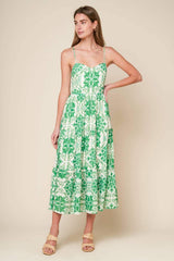 BEYOND ELEGANT WOVEN MIDI DRESS - Flying Tomato - Flyclothing LLC