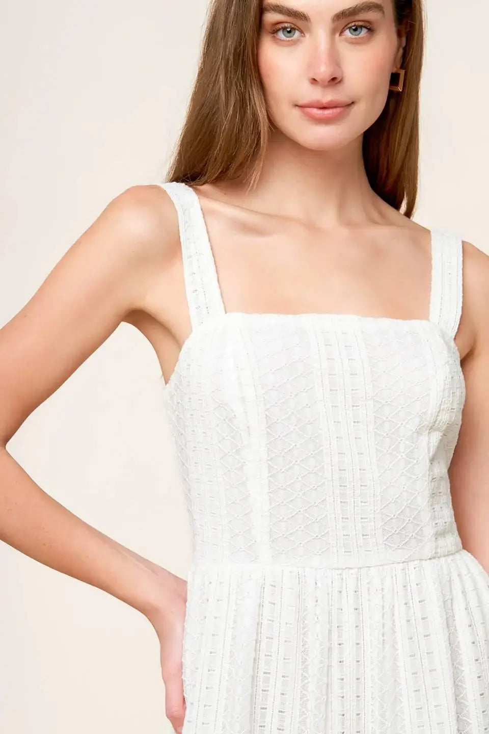 AFTER THE RAIN WHITE LACE MAXI DRESS - Flying Tomato - Flyclothing LLC