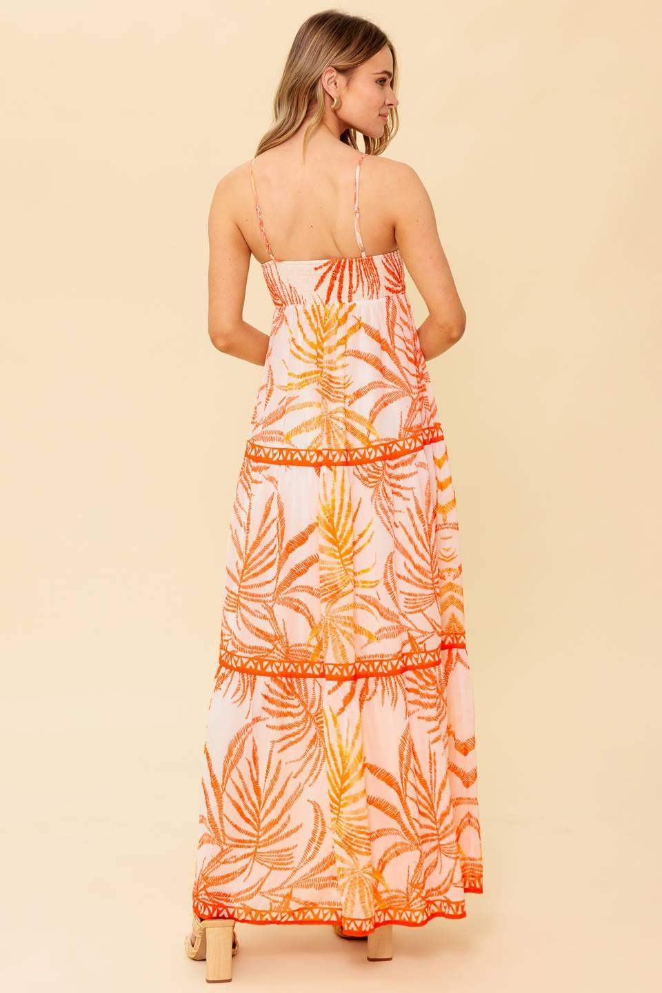MAGICAL MAGNETISM WOVEN MAXI DRESS - Flying Tomato - Flyclothing LLC