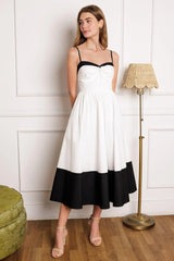ISLAND HEARTBEAT WOVEN MIDI DRESS - Flying Tomato - Flyclothing LLC