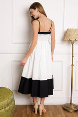 ISLAND HEARTBEAT WOVEN MIDI DRESS - Flying Tomato - Flyclothing LLC