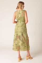 IN MY FREE TIME WOVEN LACE MIDI DRESS - Flying Tomato - Flyclothing LLC