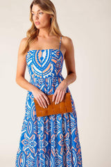 LAKESIDE PICNIC WOVEN MAXI DRESS - Flying Tomato - Flyclothing LLC