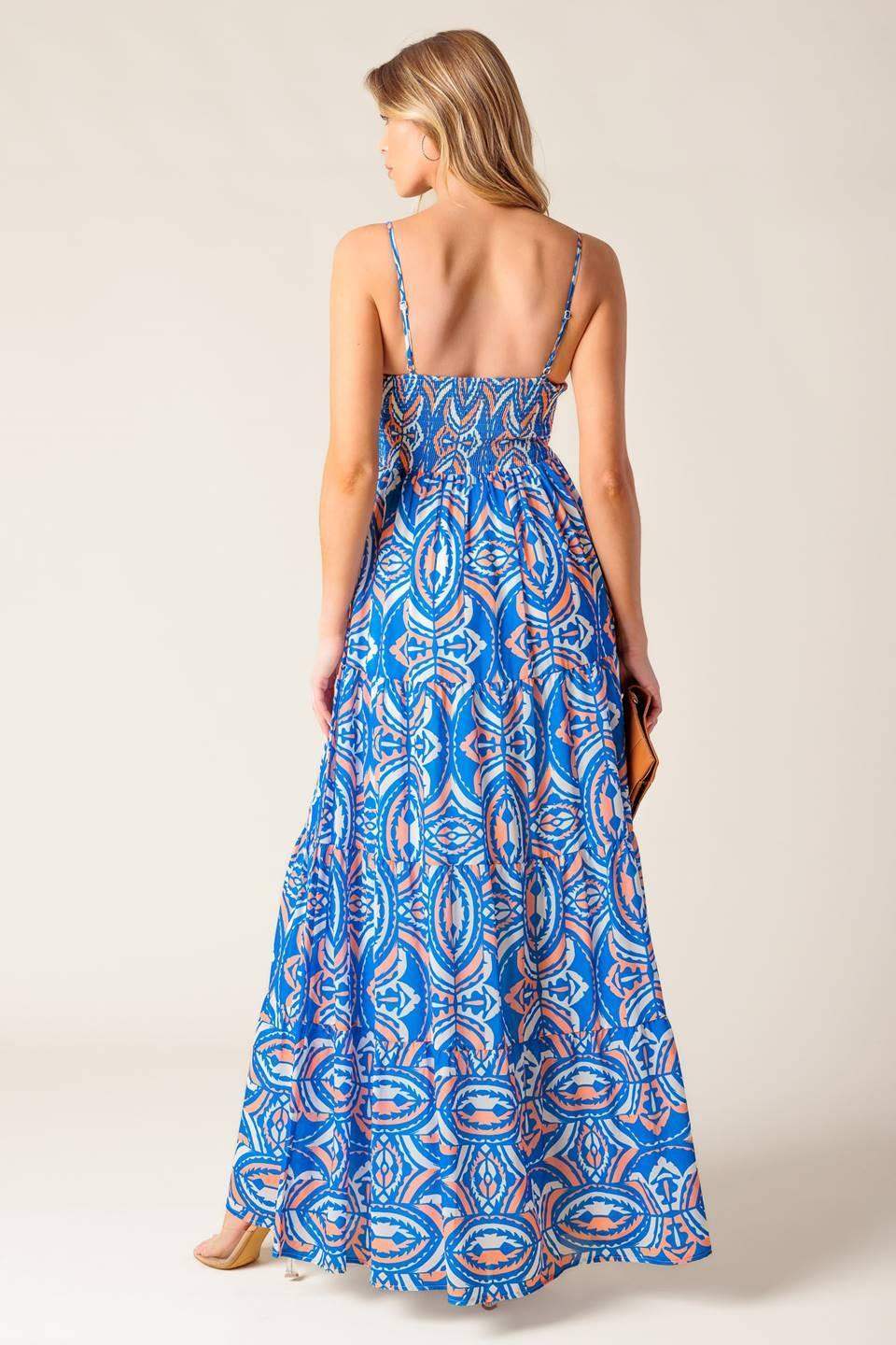 LAKESIDE PICNIC WOVEN MAXI DRESS - Flying Tomato - Flyclothing LLC