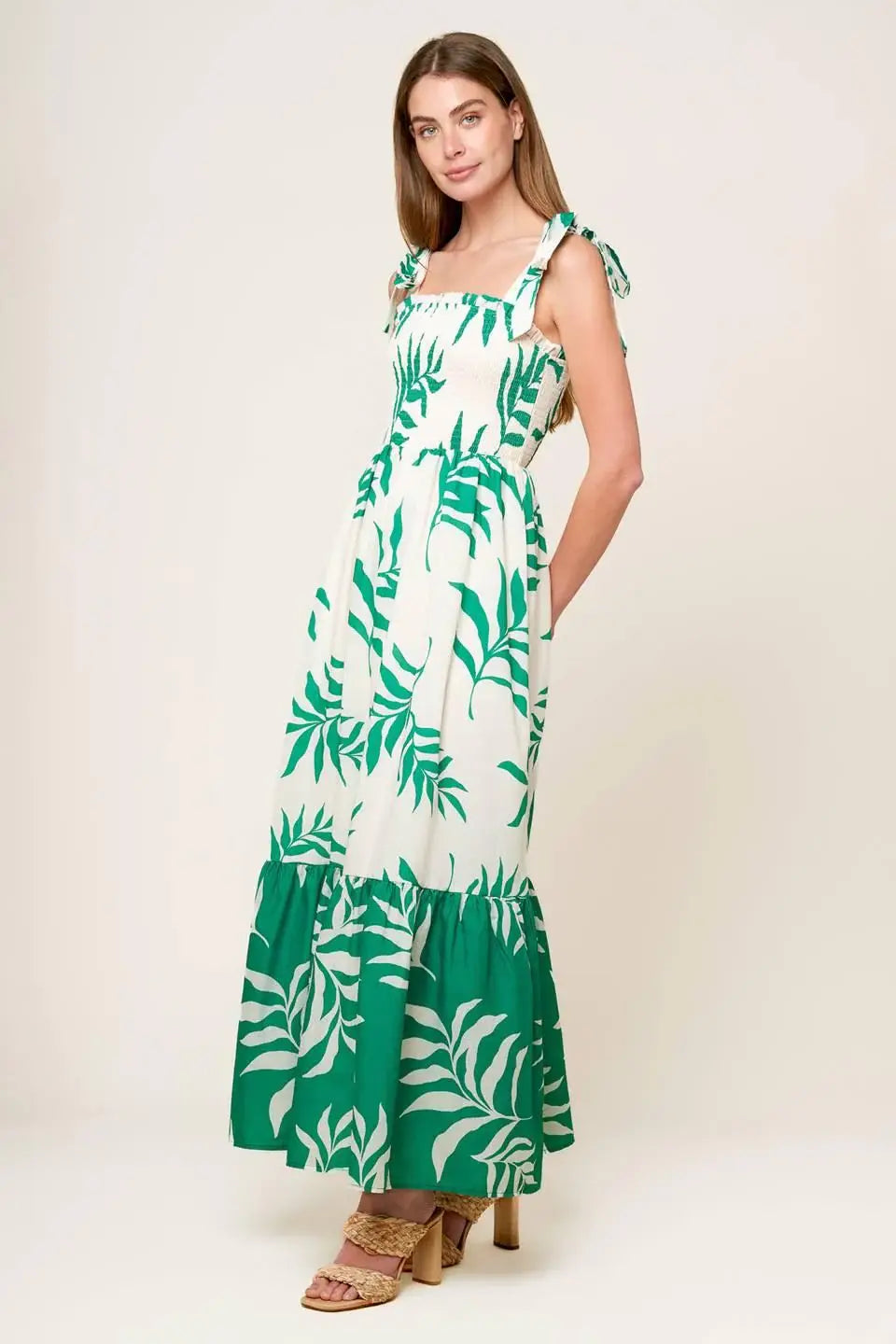 DREAM WITH ME WOVEN MAXI DRESS - Flying Tomato - Flyclothing LLC