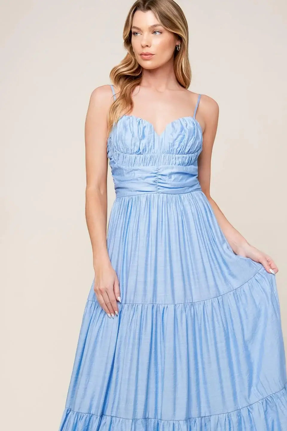 MOMENT MAKER WOVEN MAXI DRESS - Flying Tomato - Flyclothing LLC