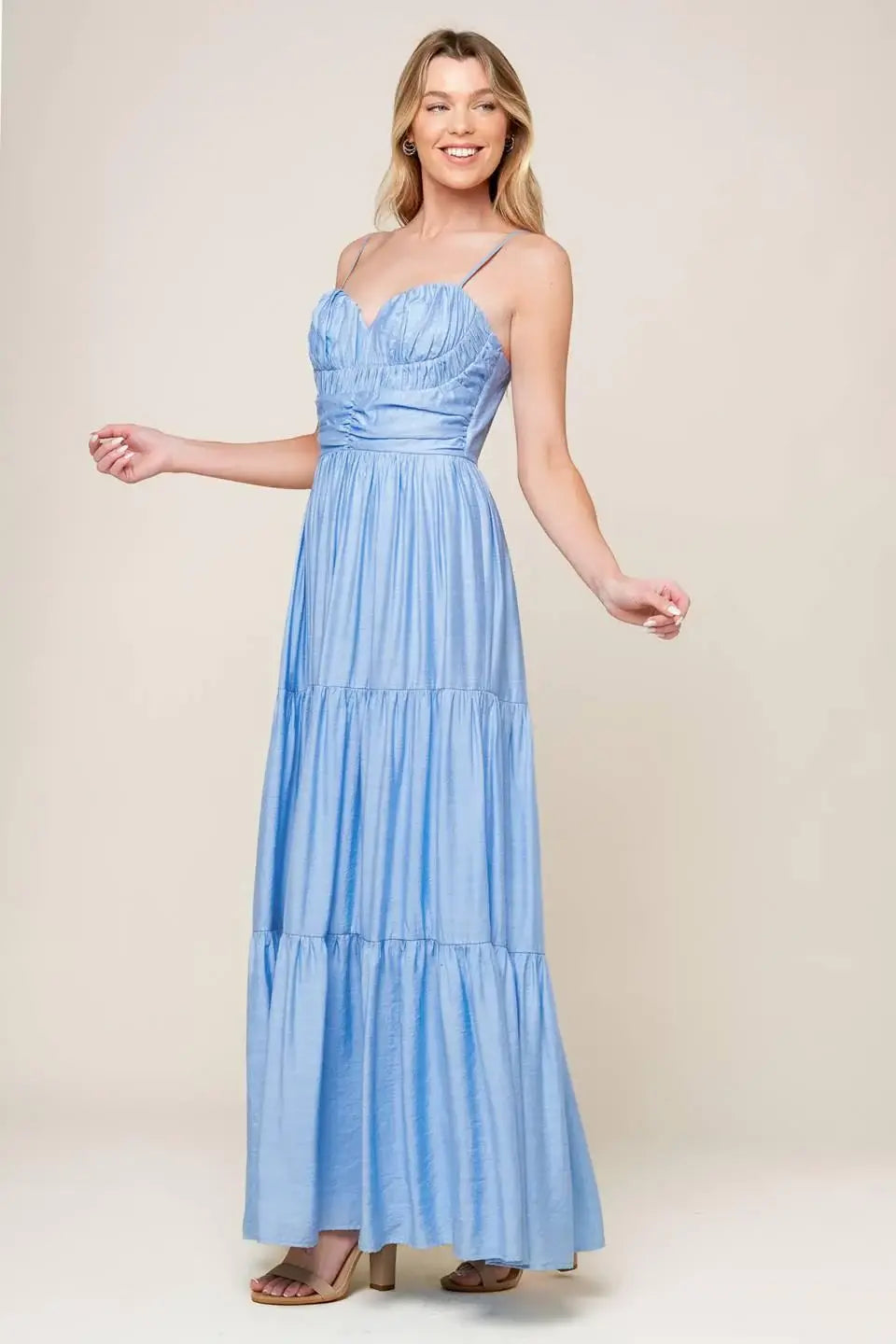 MOMENT MAKER WOVEN MAXI DRESS - Flying Tomato - Flyclothing LLC