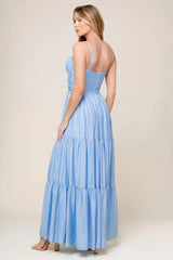 MOMENT MAKER WOVEN MAXI DRESS - Flying Tomato - Flyclothing LLC