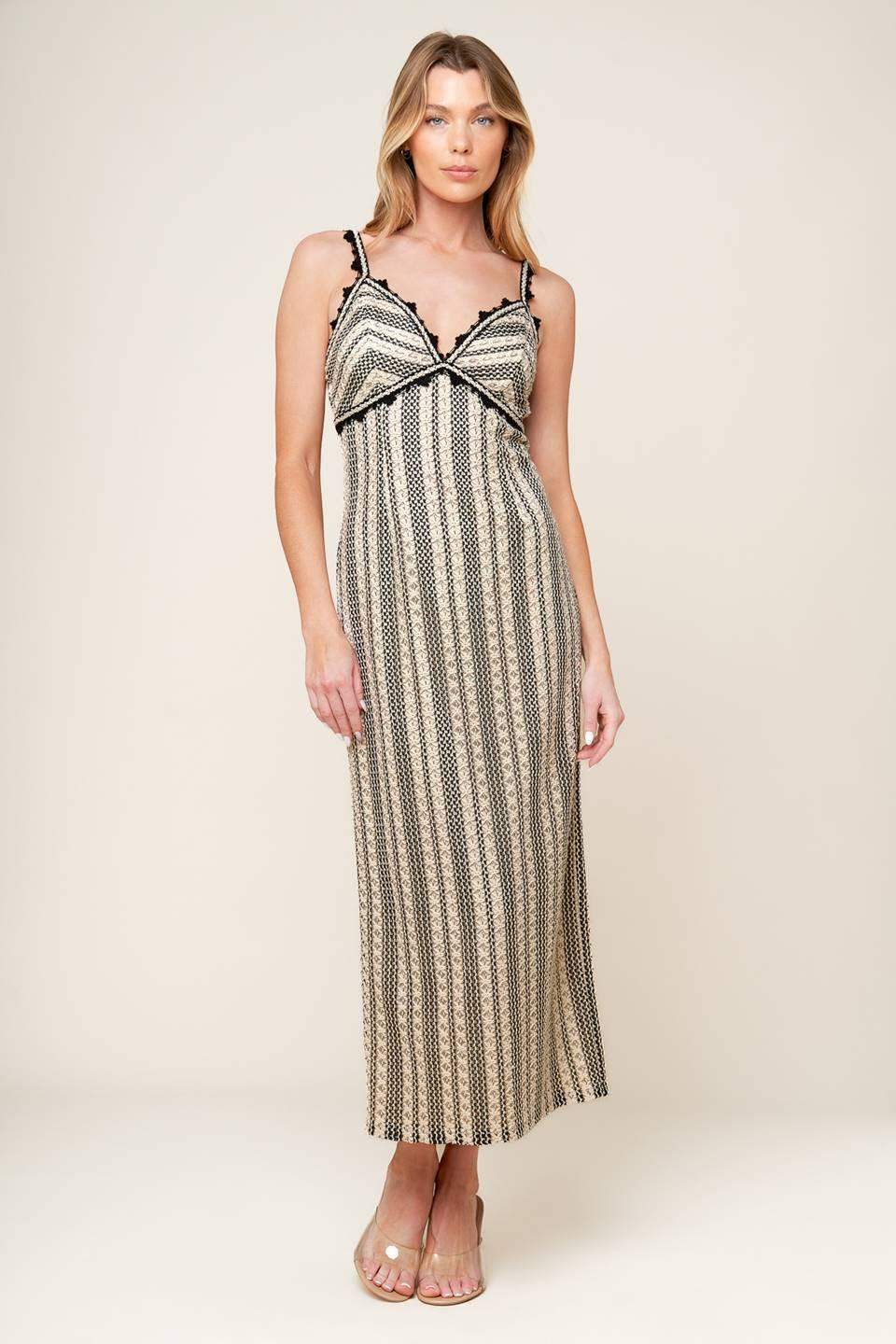 TAKE ME AWAY CROCHET LACE MIDI DRESS - Flying Tomato - Flyclothing LLC