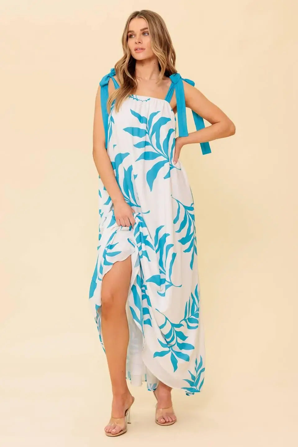 AMALFI COAST WOVEN MAXI DRESS - Flying Tomato - Flyclothing LLC