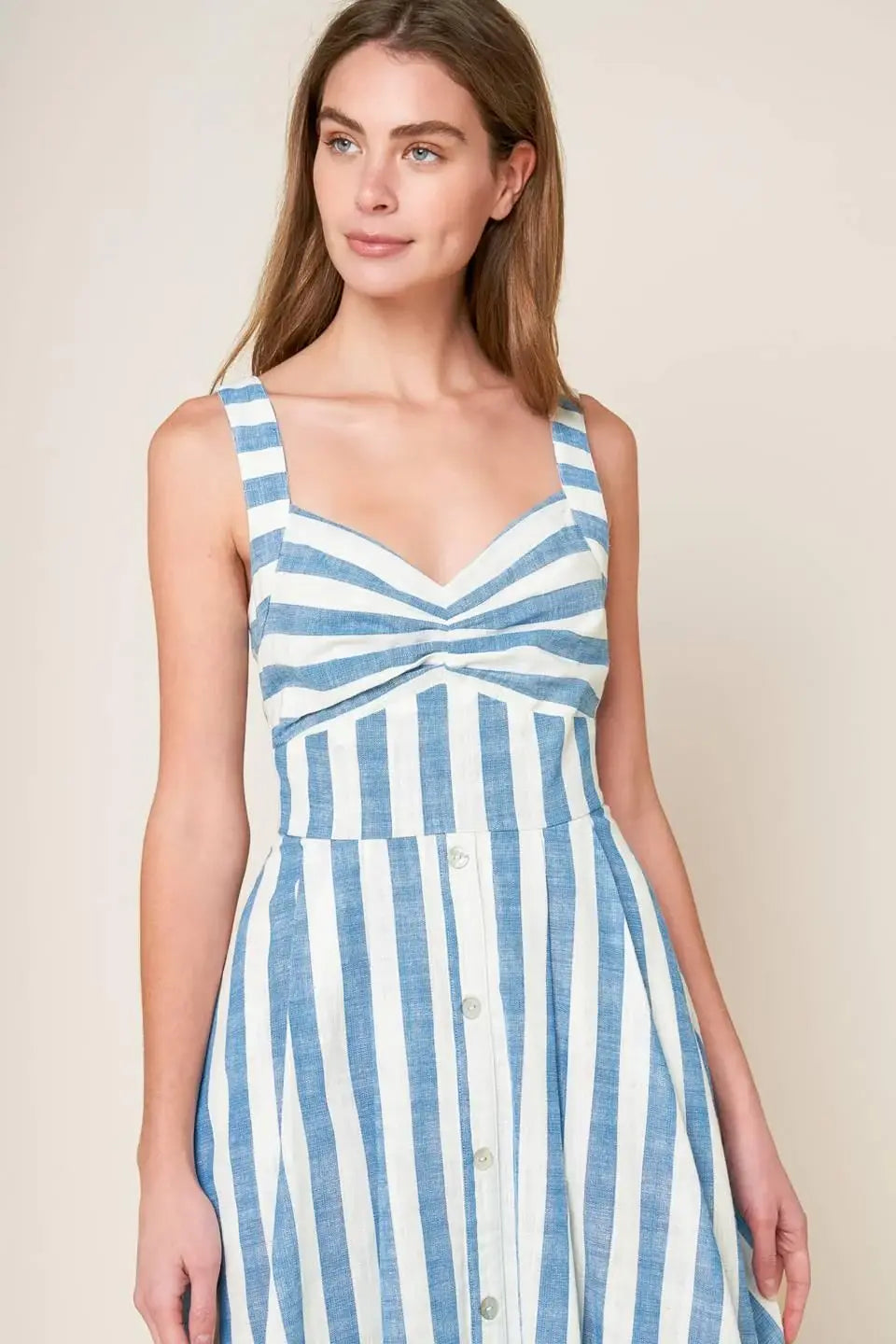 LUSH WITH LIFE WOVEN MIDI DRESS - Flying Tomato - Flyclothing LLC
