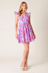 BETTER WITHOUT YOU WOVEN MINI DRESS - Flying Tomato - Flyclothing LLC