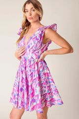 BETTER WITHOUT YOU WOVEN MINI DRESS - Flying Tomato - Flyclothing LLC