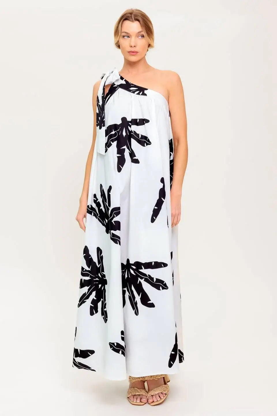 SUNSET SERENADE WOVEN MAXI DRESS - Flying Tomato - Flyclothing LLC