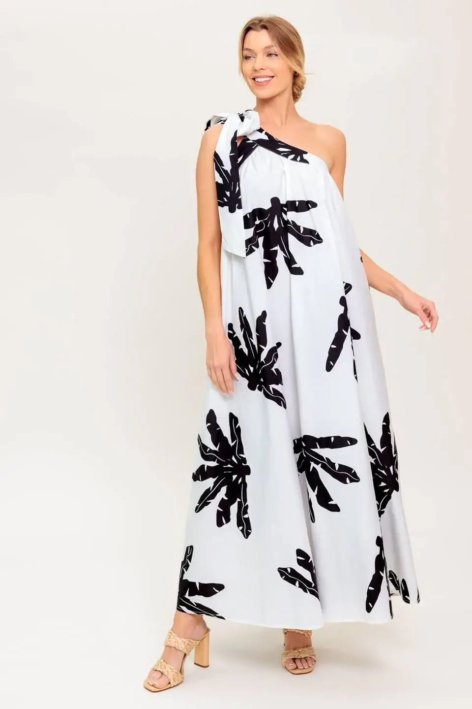 SUNSET SERENADE WOVEN MAXI DRESS - Flying Tomato - Flyclothing LLC
