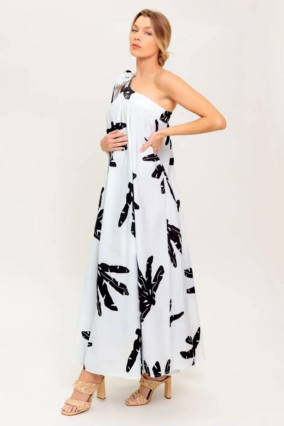 SUNSET SERENADE WOVEN MAXI DRESS - Flying Tomato - Flyclothing LLC
