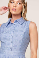 GRAND ENTRANCE WOVEN MIDI DRESS - Flying Tomato - Flyclothing LLC