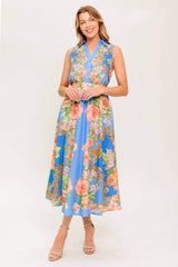 LOST IN A DREAM WOVEN MIDI DRESS - Flying Tomato - Flyclothing LLC