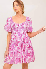 MEADOW RHYTHM WOVEN EYELET MINI DRESS - Flying Tomato - Flyclothing LLC