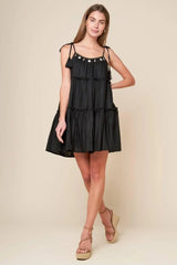 THROUGH THE ARBOR WOVEN MINI DRESS - Flying Tomato - Flyclothing LLC