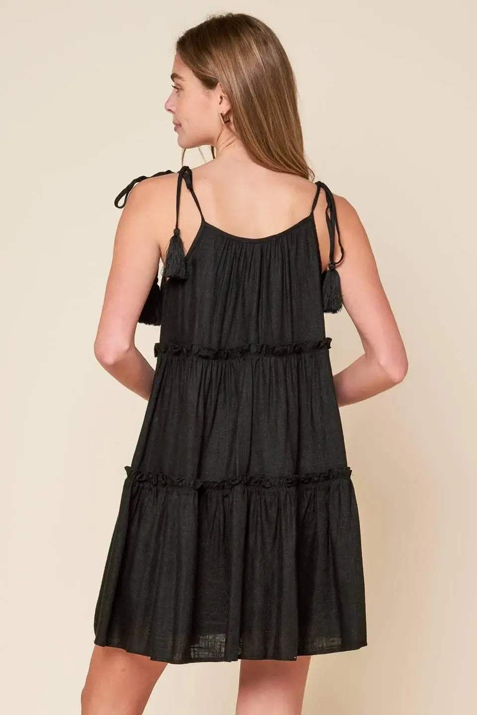 THROUGH THE ARBOR WOVEN MINI DRESS - Flying Tomato - Flyclothing LLC