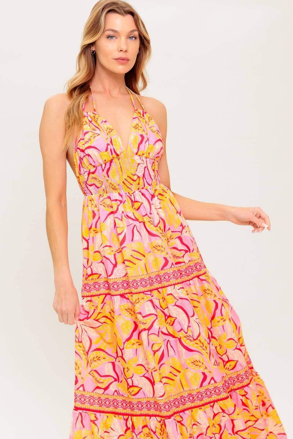 GO WITH GRACE WOVEN MAXI DRESS - Flying Tomato - Flyclothing LLC
