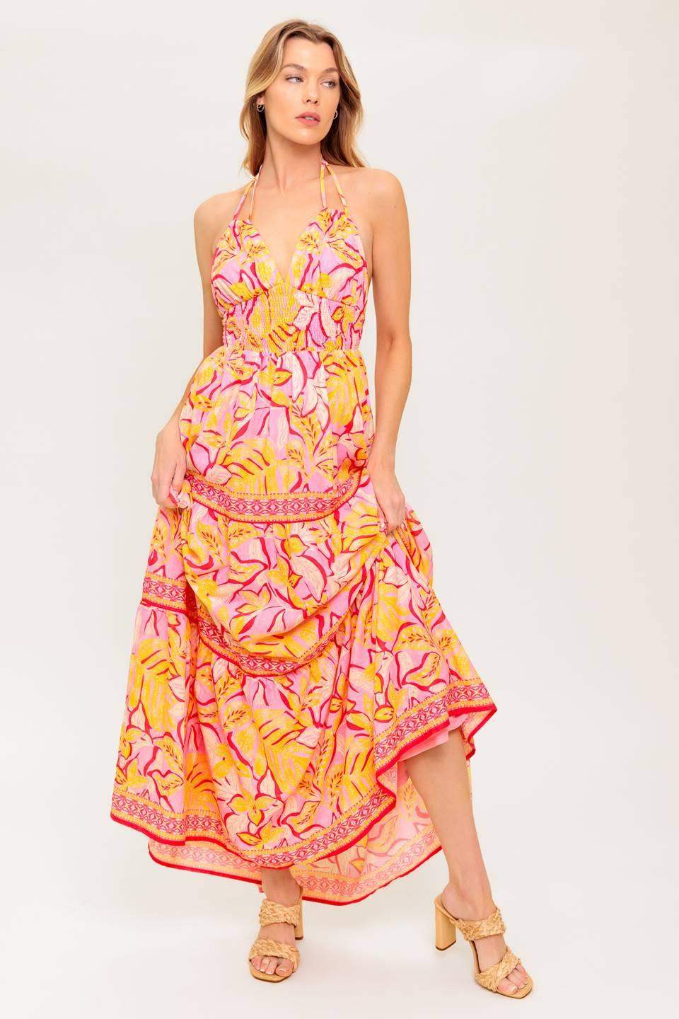 GO WITH GRACE WOVEN MAXI DRESS - Flying Tomato - Flyclothing LLC