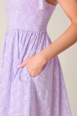 NIGHT TO REMEMBER LAVENDER WOVEN MINI DRESS - Flying Tomato - Flyclothing LLC