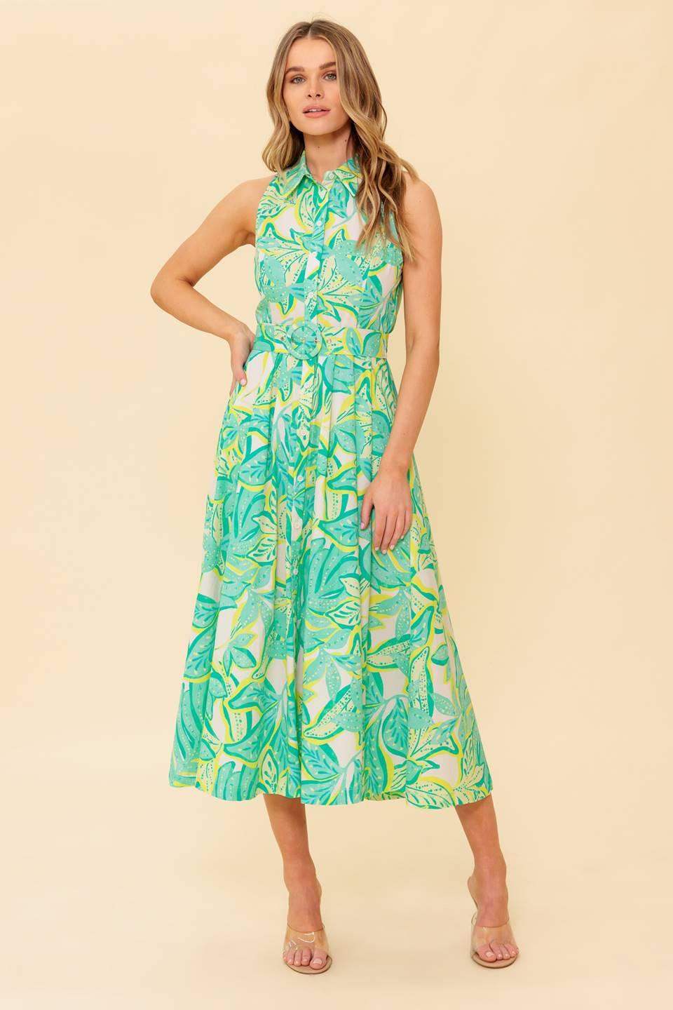 DAYS WITH YOU WOVEN MDI DRESS - Flying Tomato - Flyclothing LLC