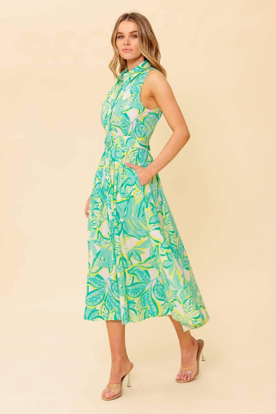 DAYS WITH YOU WOVEN MDI DRESS - Flying Tomato - Flyclothing LLC