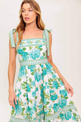WRITTEN IN THE SKY WOVEN MIDI DRESS - Flying Tomato - Flyclothing LLC