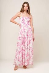 IN THIS MOMENT WOVEN LACE MAXI DRESS - Flying Tomato - Flyclothing LLC