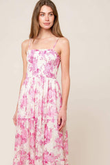 IN THIS MOMENT WOVEN LACE MAXI DRESS - Flying Tomato - Flyclothing LLC