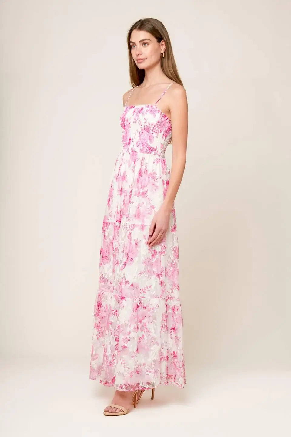 IN THIS MOMENT WOVEN LACE MAXI DRESS - Flying Tomato - Flyclothing LLC