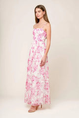 IN THIS MOMENT WOVEN LACE MAXI DRESS - Flying Tomato - Flyclothing LLC