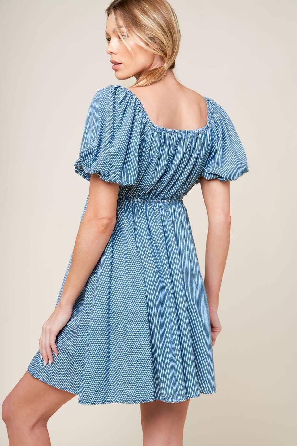 SOMETHING NICE WOVEN MINI DRESS - Flying Tomato - Flyclothing LLC