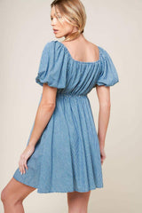 SOMETHING NICE WOVEN MINI DRESS - Flying Tomato - Flyclothing LLC