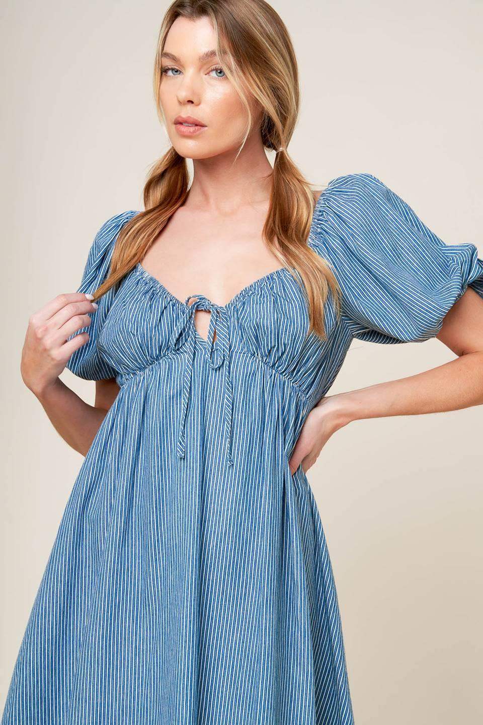 SOMETHING NICE WOVEN MINI DRESS - Flying Tomato - Flyclothing LLC